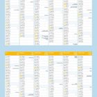 Kalender für 2027, zweisprachig mit Feiertagen. Monate und Wochentage in Deutsch und Englisch aufgelistet.