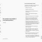 „Our greatest responsibility is to be good ancestors.“ - Jonas Salk

Links: Über Verantwortung und Bildung.
Rechts: Prinzipien des nutzerzentrierten Designs.