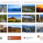 Kalender für 19,90 EUR. Monate Januar bis Dezember. Fotos von Landschaften durch das Jahr. K4 Verlag, Dresden.