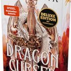 Über Buch: "ELISE KOVA - DRAGON CURSED - ZEIG KEINE GNADE". Drachenmotiv und bronzefarbene Schuppenmuster.