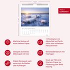"Maritime Motive auf extra starkem Papier. 12 Postkarten mit Adressfeld. Monatskalendarium. Made in Germany."