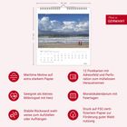 Kalender mit maritimen Motiven, Postkarten, fester Rückwand, FSC-zertifiziertem Druck, hergestellt in Deutschland.