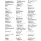 Seite 252: Stichwortverzeichnis, listet medizinische Begriffe und Seitennummern von A bis M auf, wie "Blutdruck 91".