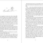 1 Aurelie

Skizze von zwei Ballettschuhen.  
Text beginnt mit einem Dialog und beschreibt eine Szene zwischen Elli und Devin in einer Ballettakademie.