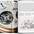 "Vacheron Constantin Genève" steht auf einer Luxusuhr. Text beschreibt eine Auktion 2005. Rechts technische Zeichnung.