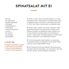 Für 2 Personen, 20 Min. Zubereitung, 395 kcal: Rezept für Spinatsalat mit Ei, asiatisch inspiriert. Zutaten und Zubereitung detailliert beschrieben.