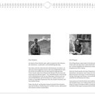 Peter Schubert, Architektur- und Luftbildfotograf. Götz Wiegand, Maschinenbau, Kletterer. Schwarzweißfotos der Personen.