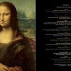 Links Text: "DER RENAISSANCEKÜNSTLER"; rechts ein Inhaltsverzeichnis. Links Gemälde einer lächelnden Frau vor Landschaft.