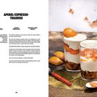 "Aperol-Espresso-Tiramisu" Rezept für 6 Personen. Zutaten: Löffelbiskuits, Espresso, Aperol, Eier, Zucker, Mascarpone.