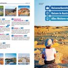 Reisevorbereitung, Reisen in Australien, Alles Weitere von A–Z. Links: Reisehöhepunkte. Rechts: Wüstenlandschaft mit Pinnacles.