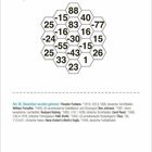 Lösung mit Zahlen in Wabenform dargestellt. Unten Text: Geburtstage berühmter Personen am 30. Dezember wie Theodor Fontane.