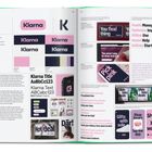 Klarna, You flexi thing, Pick pink, Slide into deals, Gifts with sole. Texte und Bilder über das Design von Klarna.