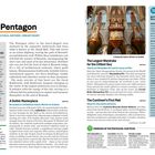 "The Pentagon" in großen Buchstaben. Darunter: "Brussels’ cultural, historic, vibrant heart." Links: Hinweise zur Erkundung.