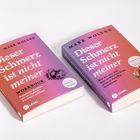 Zwei Bücher mit dem Titel "Dieser Schmerz ist nicht meiner" von Mark Wolynn. Links mit "WORKBOOK" und rechts mit weiterer Beschreibung.