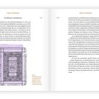 Die Texte: "Von Bänden und Einbänden", Seitenzahl "112" und "113". Illustration eines aufwändig verzierten Bucheinbands.