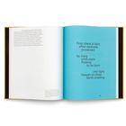 Rechte Seite: "First there is light after darkness protected by many small stars floating to be born..." Seite 63.