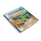 "CEZANNE" steht groß vorne und auf dem Buchrücken. Das Cover zeigt eine bunte Landschaft als Gemälde.