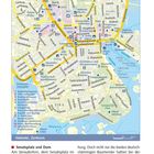 Titel: Die finnische Hauptstadt

Auflistung: 1. Nationalmuseum, 2. Villa Hakasalmi, 3. Kiasma-Museum, etc.

Text: Senatsplatz und Dom mit Beschreibung über den Bau des Doms in der Stadt Helsinki.

Karte von Helsinki mit markierten Straßen und Sehenswürdigkeiten.
