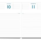Mittwoch, 10. August und Donnerstag, 11. August. Kalenderseiten mit stündlichen Zeilen und viel Platz für Notizen.