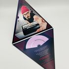 CD mit Aufschrift: "WASSERZEICHEN" und "OBIEGO". Farbige Triangel-Verpackung, Foto einer Person mit Brille und Mütze.