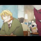 Die Illustration zeigt Schüler in einem Klassenzimmer. Einer liest ein Buch mit "POK?" auf dem Cover.