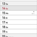 Kalender für März 2027, markiert: 8. Internationaler Frauentag, 20. Frühlingsanfang, 28. Ostersonntag.