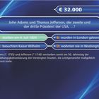 € 32.000. John Adams und Thomas Jefferson, starben am 4. Juli 1826. Gemälde mit blauen und grünen Elementen.