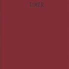 Text "TIMER"; roter Hintergrund, der schlicht und einfarbig ist.
