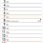 Kalender März 2027 mit Ostersonntag am 28.3. und Frühlingsanfang am 20.3. Sandstrand mit Meer im Hintergrund.