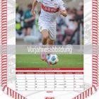 "Vorjahresabbildung", Maximilian Mittelstädt *18.03.1997, darunter Kalendertage März, Fußballspieler rennt mit Ball.