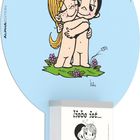 "Liebe ist... die geheime Zutat. 2 Samstag Januar 2027." Illustration: Ein Paar umarmt sich, ein rotes Herz darüber.