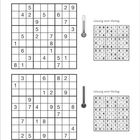 "Lösung vom Vortag. Berchtoldstag, CH. Samstag. Illustration mit zwei großen Sudoku-Rätseln und Kalender, Januar 2027."