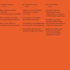 01. MARA L’ACQUA (4'17"), 02. I'TELA NA SU PO’ (6'11"), 03. LA LETTERA (3'44"). Text in drei Spalten auf orangefarbenem Hintergrund.