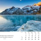 "Durch den Hauch Gottes entsteht das Eis, und die weite Wasserfläche verengt sich." Hiob 37,10. Winterliche Berglandschaft.