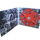 Text: „THE HELLACOPTERS“ und „SUPERSHOVE“. Rote CD mit Illustrationen von Schlangen, Augen, Rosen und Ketten.