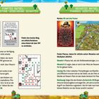 Zwei Rätsel: "Die Redstone-Verbindung schaffen" und "Pharaos Versteck finden". Es gibt Hinweise, Karten und Lösungen.