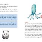 Texte beschreiben Tipps für das Malen mit Wasserfarben, z.B. Wartezeiten und Papierneigung. Eine Illustration zeigt einen Oktopus.