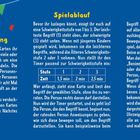 Spielidee, Spielvorbereitung und Spielablauf verfasst in gelber Schrift auf blauem Hintergrund mit bunten Dekorationen.