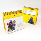 Links: "Die größten Ereignisse" Zitat von Nietzsche. Rechts: "Krümelmonsters krümeliger Adventskalender". Beide gelb, mit Krümelmonstern.