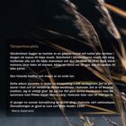 "Tåreportens pärla" und ein Zitat von Maria Kalaniemi über Musik und Tradition, mit schwedischen Gräsern im Hintergrund.