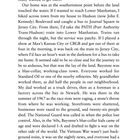 THE OTHER SIDE OF THE DREAM. Text beschreibt Reisen nach Manhattan und das Leben in einer Arbeiterstadt, Bayonne.