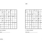 Zwei leere Killer-Sudoku-Raster nummeriert 117 und 118. Zeitangabe: 1 Stunde 14 Minuten. Text: "Killer Su Doku" und "Deadly".