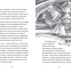 Seiten 32 und 33 zeigen Text über eine Wüstenreise; rechts eine Illustration von Reisenden auf Kamelen in einem Sandsturm.