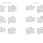 "The Times Polygon" oben. "Answers" oben rechts. Zahlen 199–210. Wörter wie "saucepan", "insoluble", "embolden".