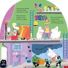 Einbrecher im Theater, Schatz gestohlen. Moomintroll sucht den Täter. Snorkmaiden probiert Kostüme an.