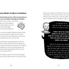 **Passions Make Us More Confident**, **When you enjoy what you do in life...** Text über das Finden und Verfolgen von Leidenschaften. Illustration eines sprechenden Mannes und ein gezeichneter Kopf mit Gehirn.