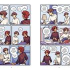 Zwei Personen packen Koffer und sprechen über Reisenervosität, Vergessen und Begegnungen mit "Hebert".