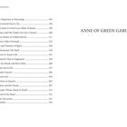 Texte: „Contents“, „Anne of Green Gables“, Kapitelüberschriften: 21 bis 38, „Questions for Discussion“, „About the Author“.