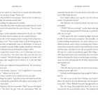 Seitenzahlen 2 und 3. "Zoe Brennan, First Crush", "Laura Piper Lee". Dialoge und Erzählungen. Es geht um Wein und Veranstaltungen.