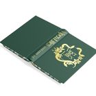 "Viper & Lilies" in goldener Schrift auf einem grünen Buchdeckel, mit Illustrationen von Schlangen und Lilien.